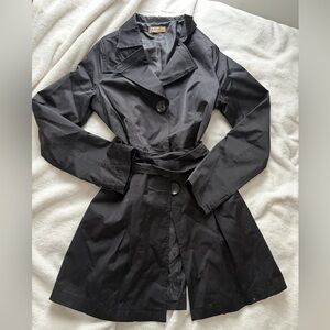 Vintage Buffalo David Bitton Black Trench Coat
